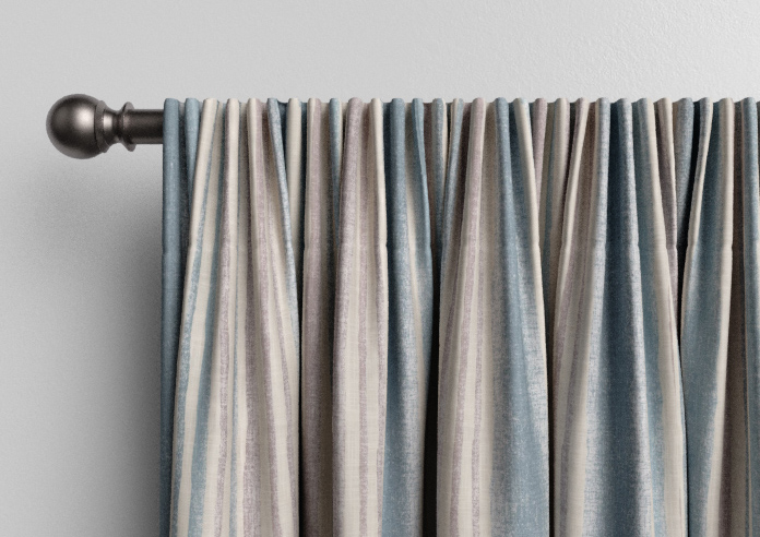 Guarda Stripe, Cornflower - Made to Measure Curtains - Image 9